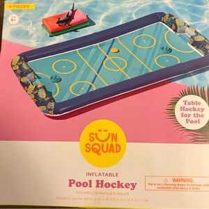 Sun Squad Inflatable Pool Hockey Set